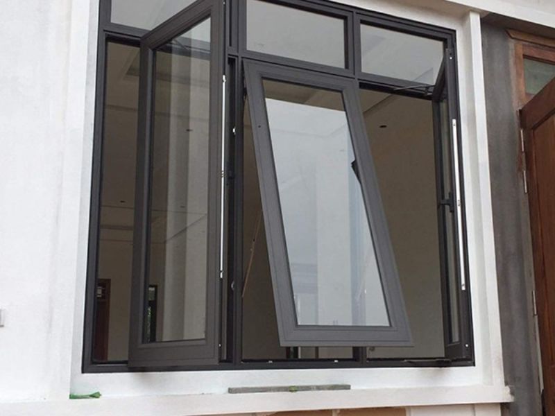 Cửa nhôm Việt Pháp mở hất