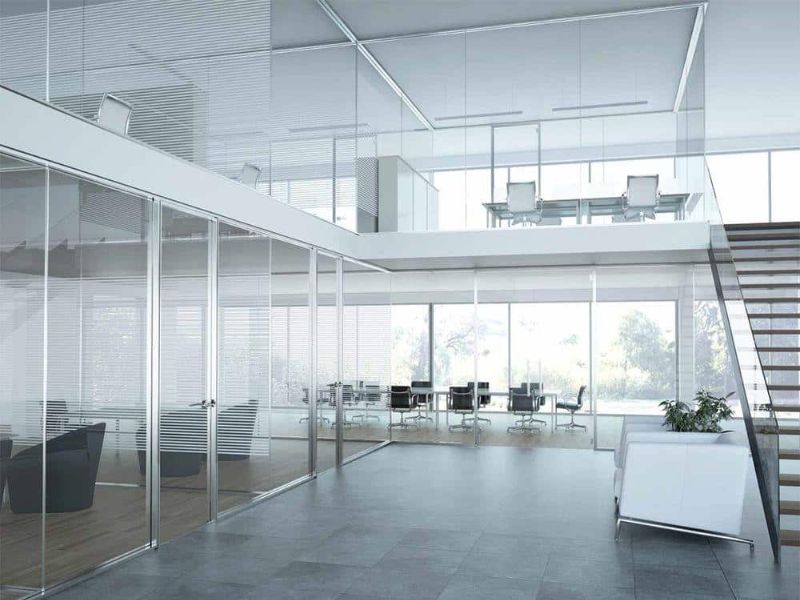 Vách kính cường lực mặt dựng